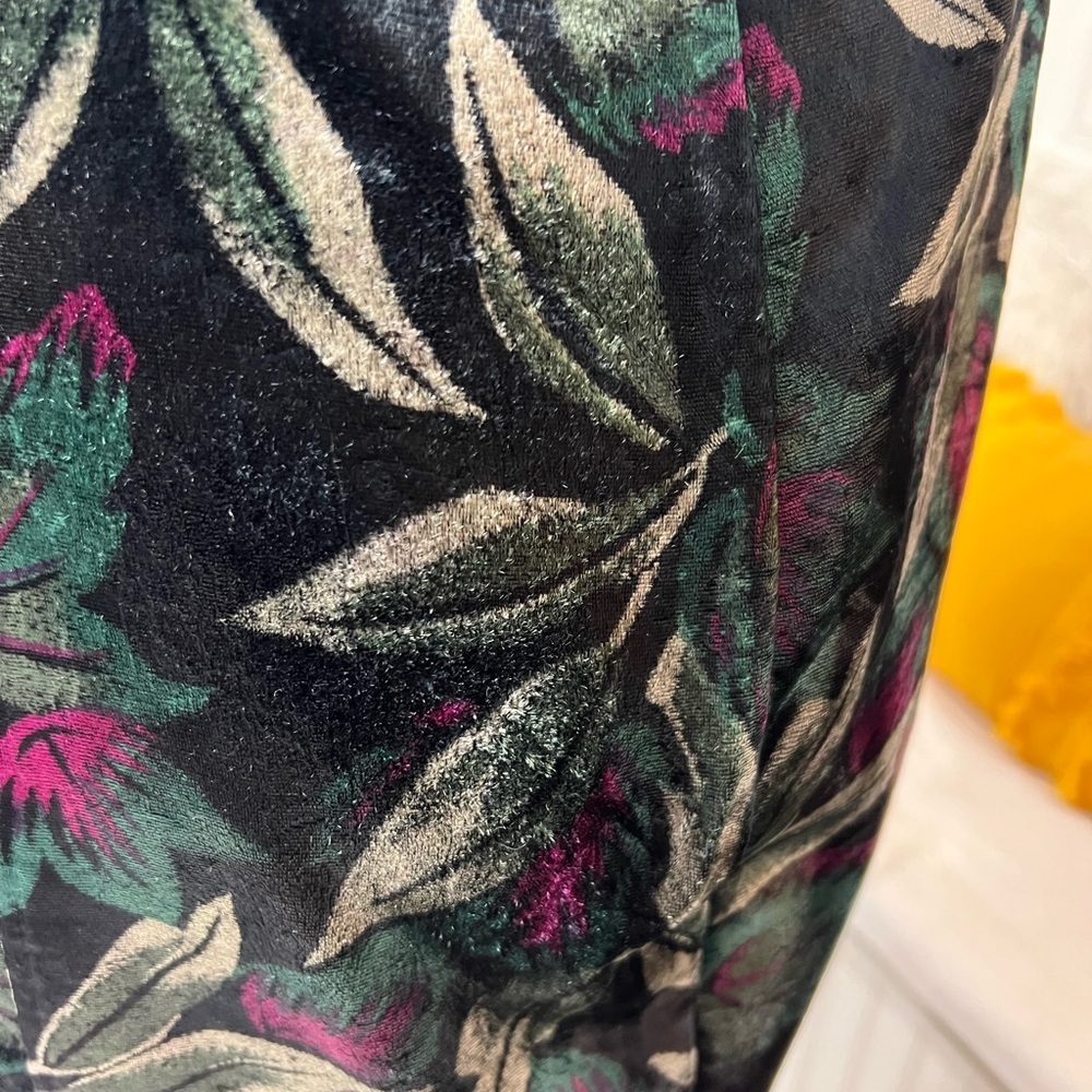 Vintage Betty & Sheila Burnout Velvet Floral Cocktail Dress 80s 90s Y2K Party - Picture 15 of 17